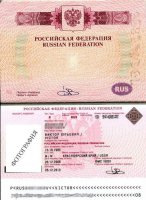 Биометрический паспорт на 10 лет.
