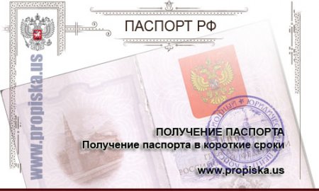 Получение паспорта РФ / Обмен паспорта РФ.
