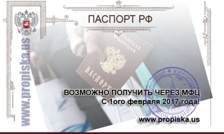 МФЦ будут выдавать паспорта и права с февраля 2017 года